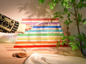 8-Note 432Hz Crystal Harp (C Major Scale Rainbow Special)