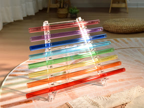 8-Note 432Hz Crystal Harp (C Major Scale Rainbow Special)