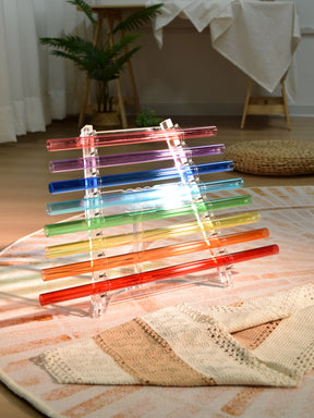 8-Note 432Hz Crystal Harp (C Major Scale Rainbow Special)