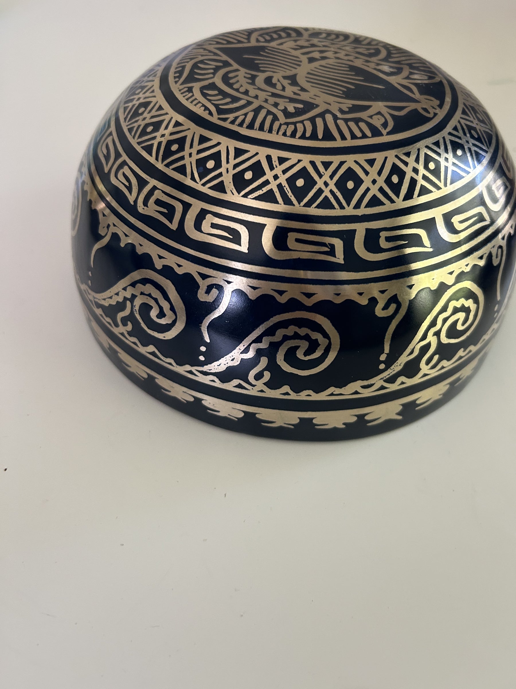 8.25 Inch Bronze C Sharp 3 One Of A Kind Singing Bowl CUSTOM-0004