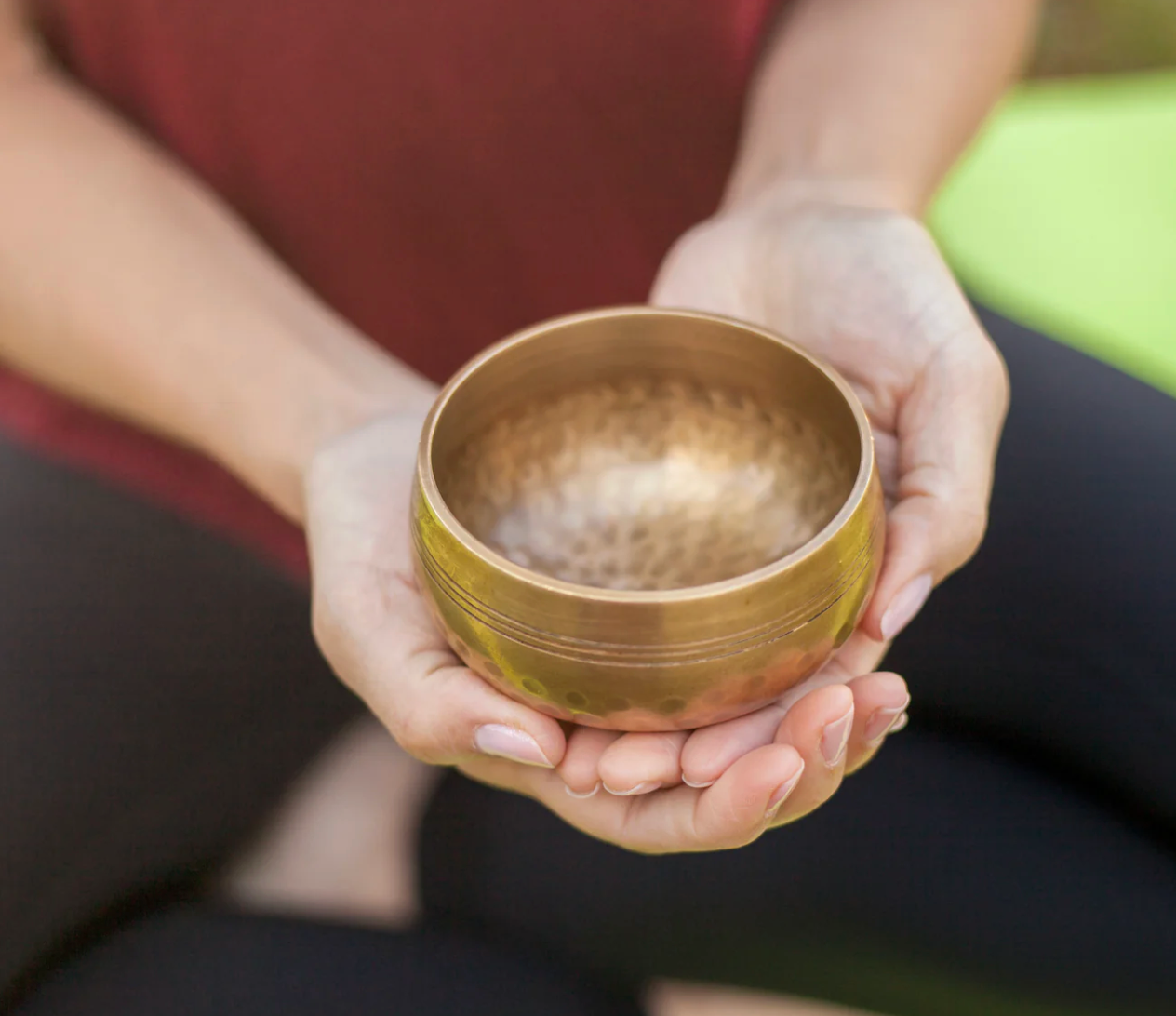 Stillness & Strength Set: Two Hand Cast Brass Singing Bowls