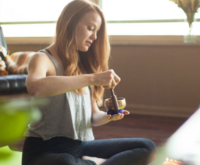 Stillness & Strength Set: Two Hand Cast Brass Singing Bowls