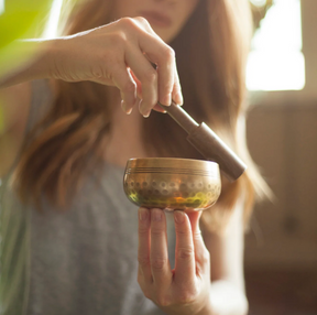 Stillness & Strength Set: Two Hand Cast Brass Singing Bowls