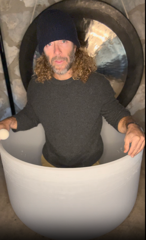 The Largest Crystal Singing Bowl In The World: 32 Inch Diameter First Octave Resonant Instrument