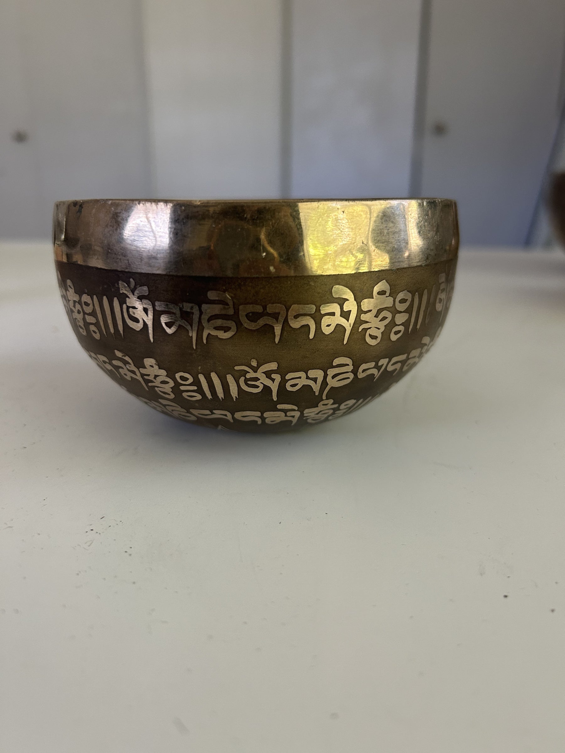 5 Inch Bronze A4 One Of A Kind Singing Bowl CUSTOM-0017