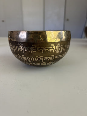 5 Inch Bronze A4 One Of A Kind Singing Bowl CUSTOM-0017