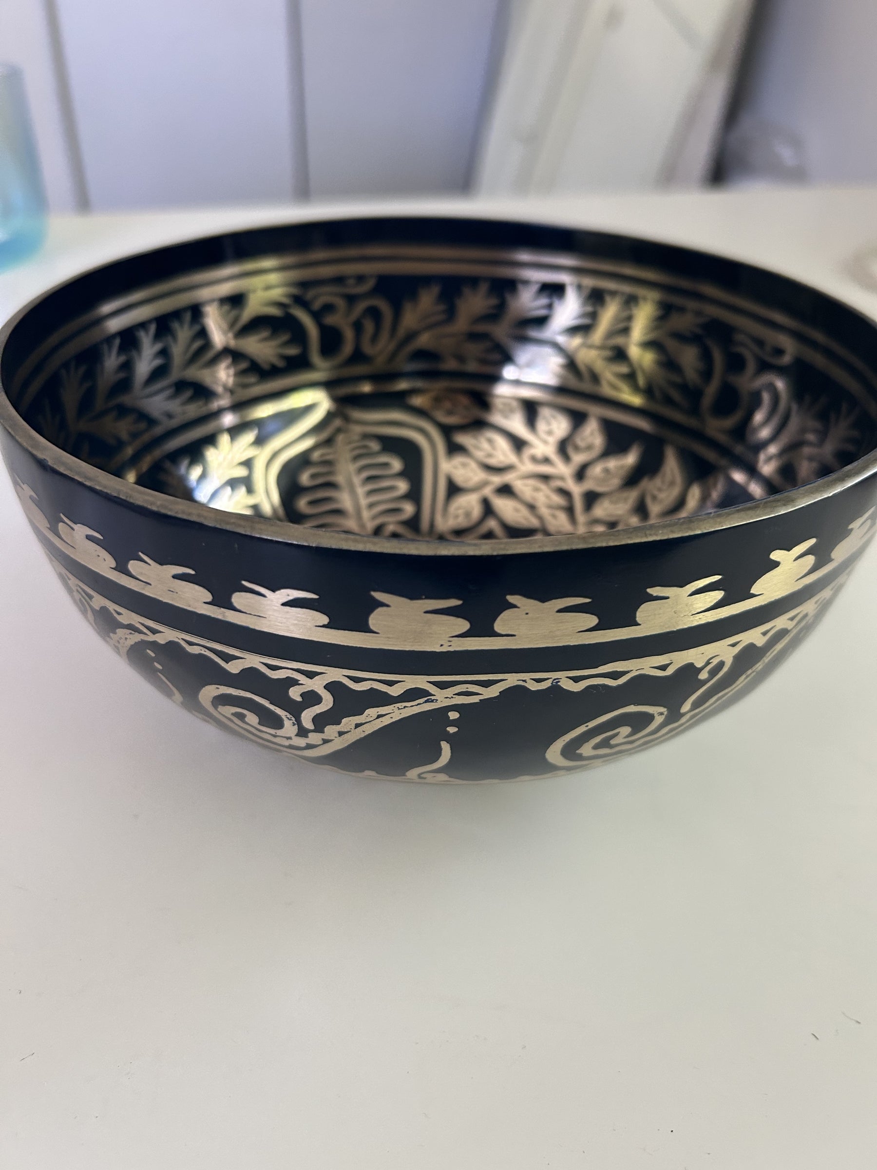 8.25 Inch Bronze C Sharp 3 One Of A Kind Singing Bowl CUSTOM-0004