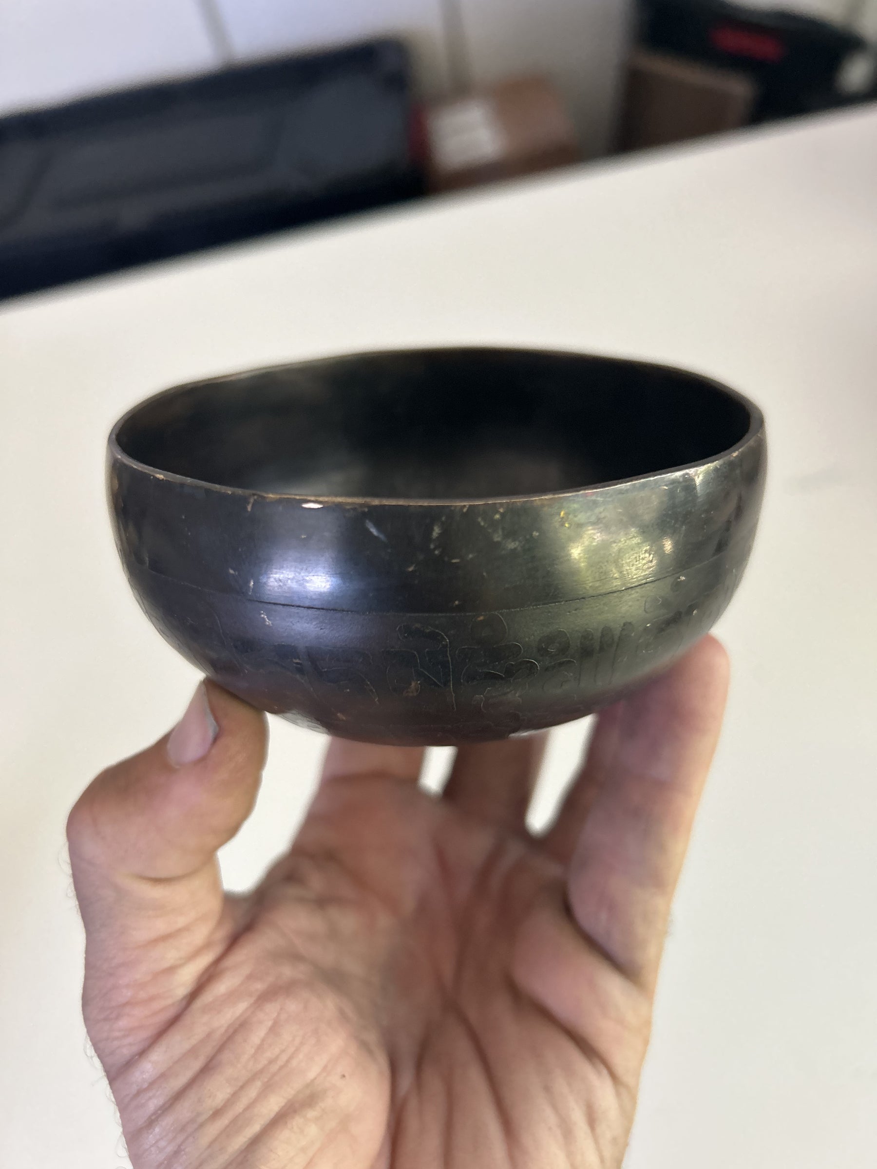 4.25 Inch Bronze C5 One Of A Kind Singing Bowl CUSTOM-0008