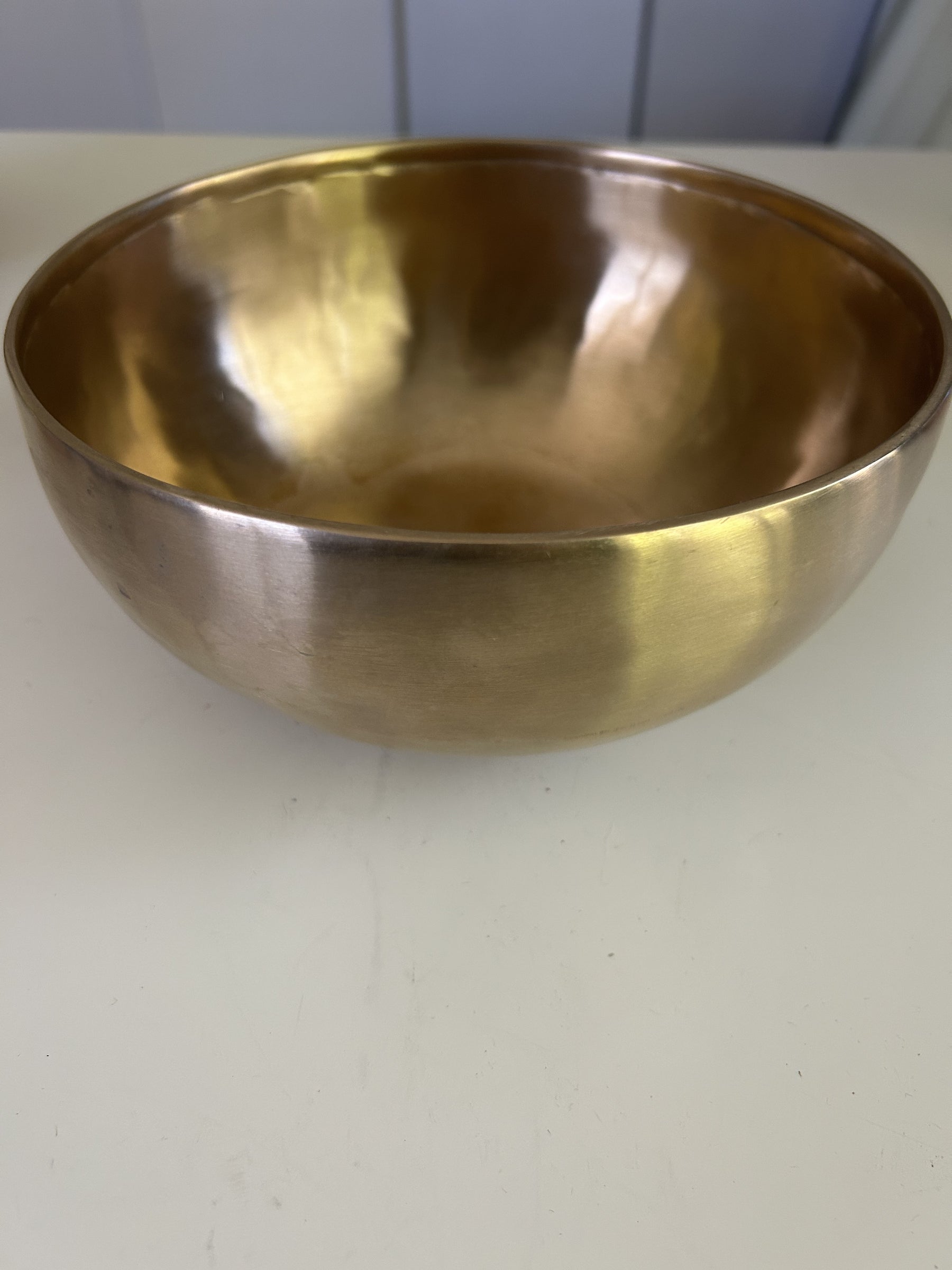 8.6 Inch Bronze D3 One Of A Kind Singing Bowl CUSTOM-0013