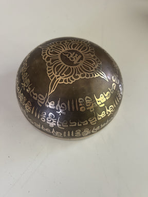 5 Inch Bronze A4 One Of A Kind Singing Bowl CUSTOM-0017