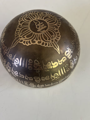 5 Inch Bronze A4 One Of A Kind Singing Bowl CUSTOM-0017