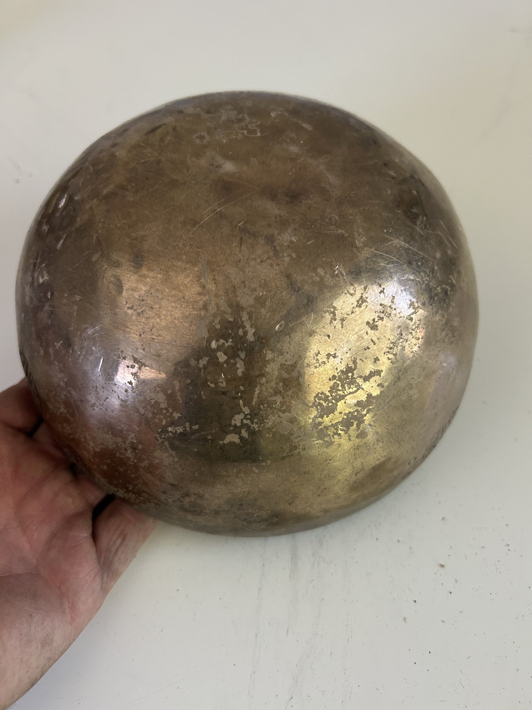 7 Inch Bronze C4 One Of A Kind Singing Bowl CUSTOM-0015