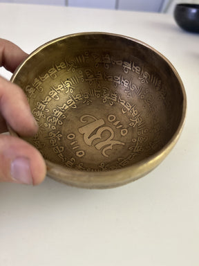 4 Inch Bronze E5 One Of A Kind Singing Bowl CUSTOM-0009