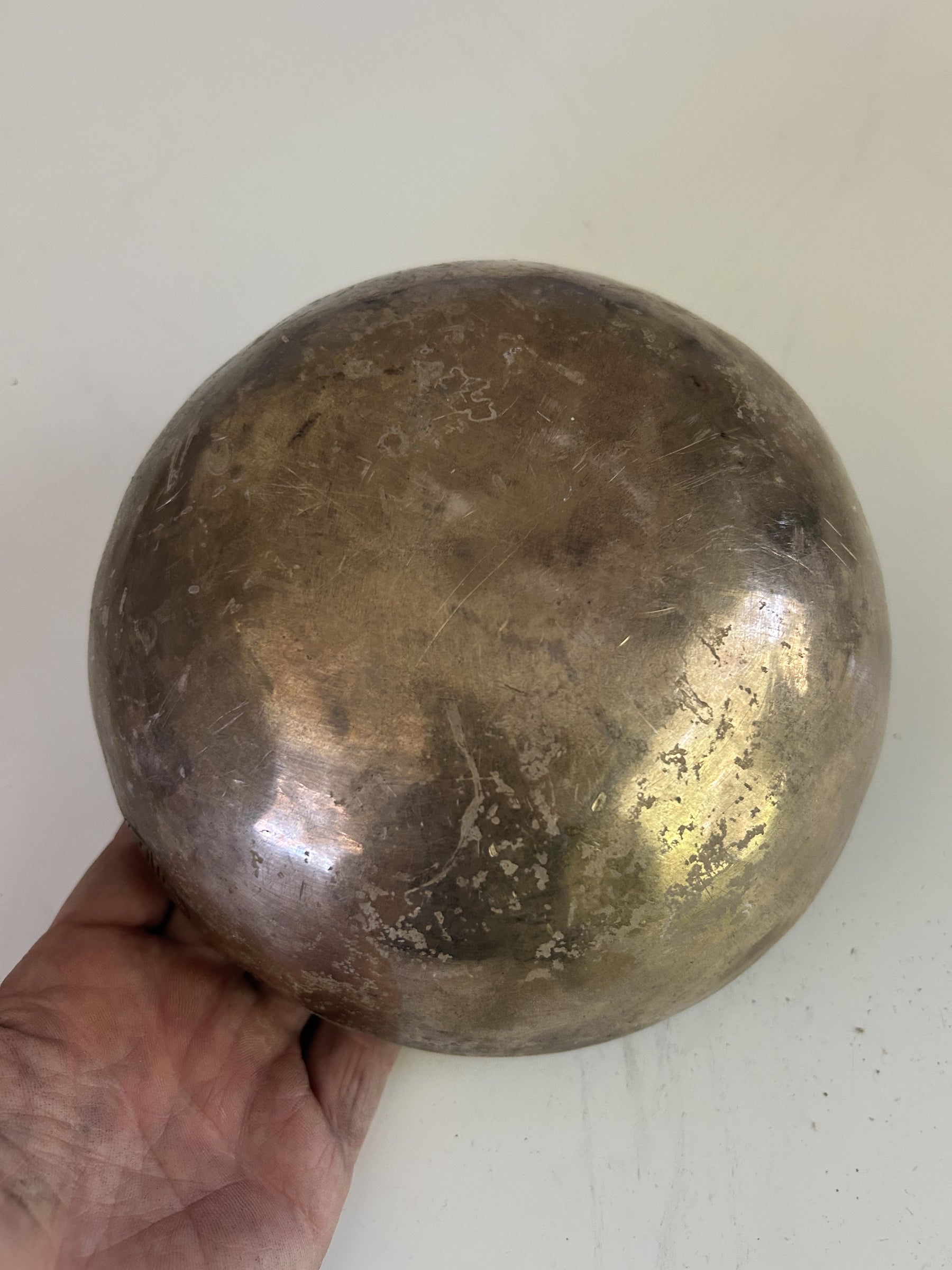 7 Inch Bronze C4 One Of A Kind Singing Bowl CUSTOM-0015