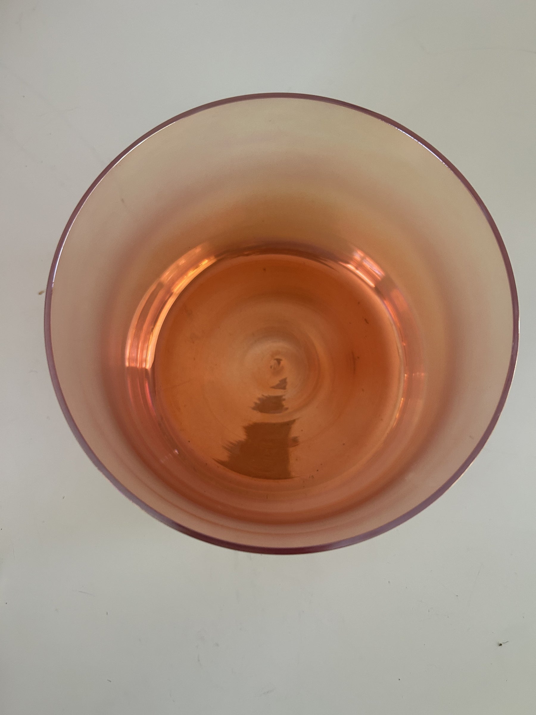 6.5 Inch Crystal D3 One Of A Kind Singing Bowl CUSTOM-0012