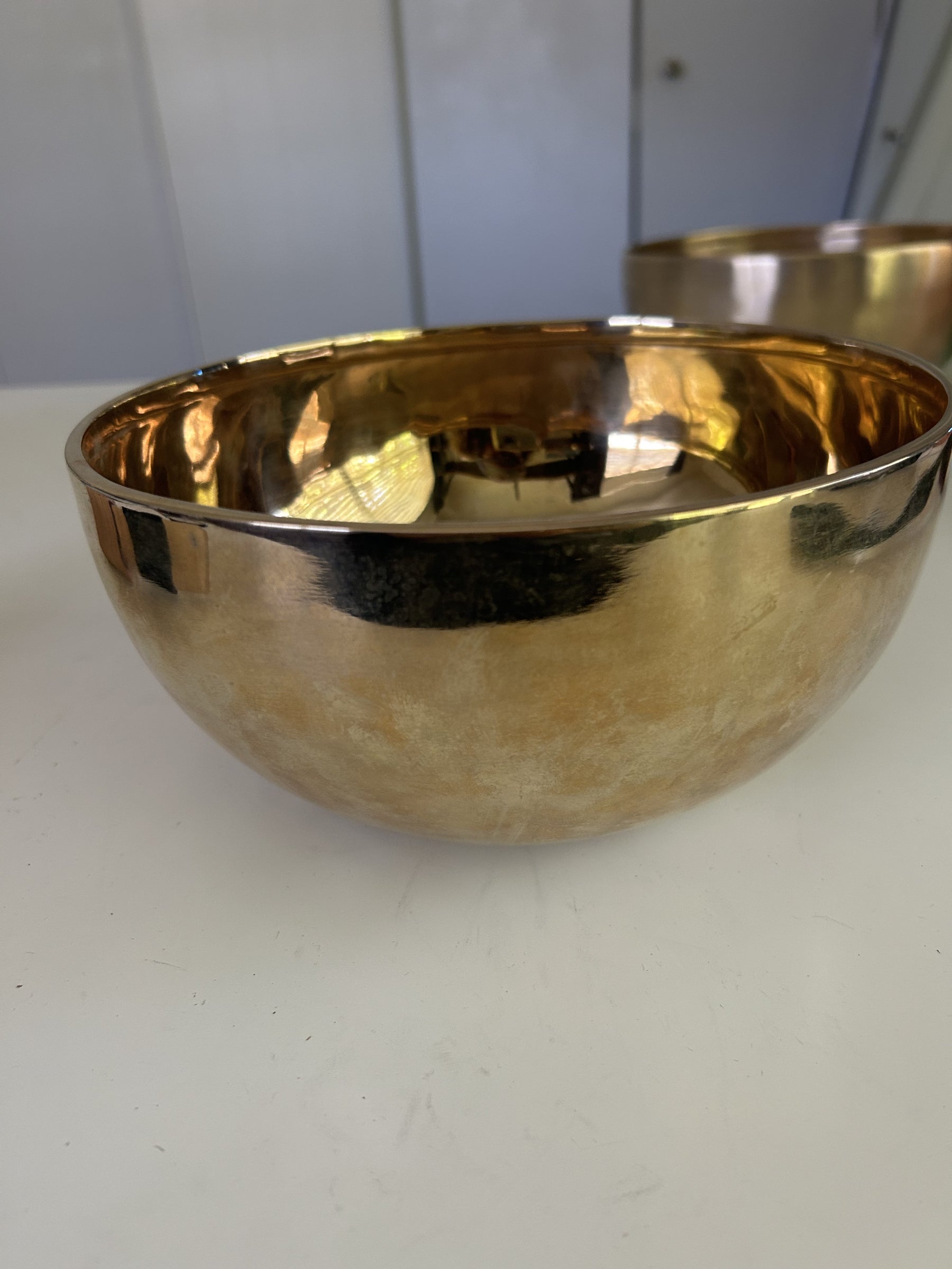 8.5 Inch Bronze C3 One Of A Kind Singing Bowl CUSTOM-0014