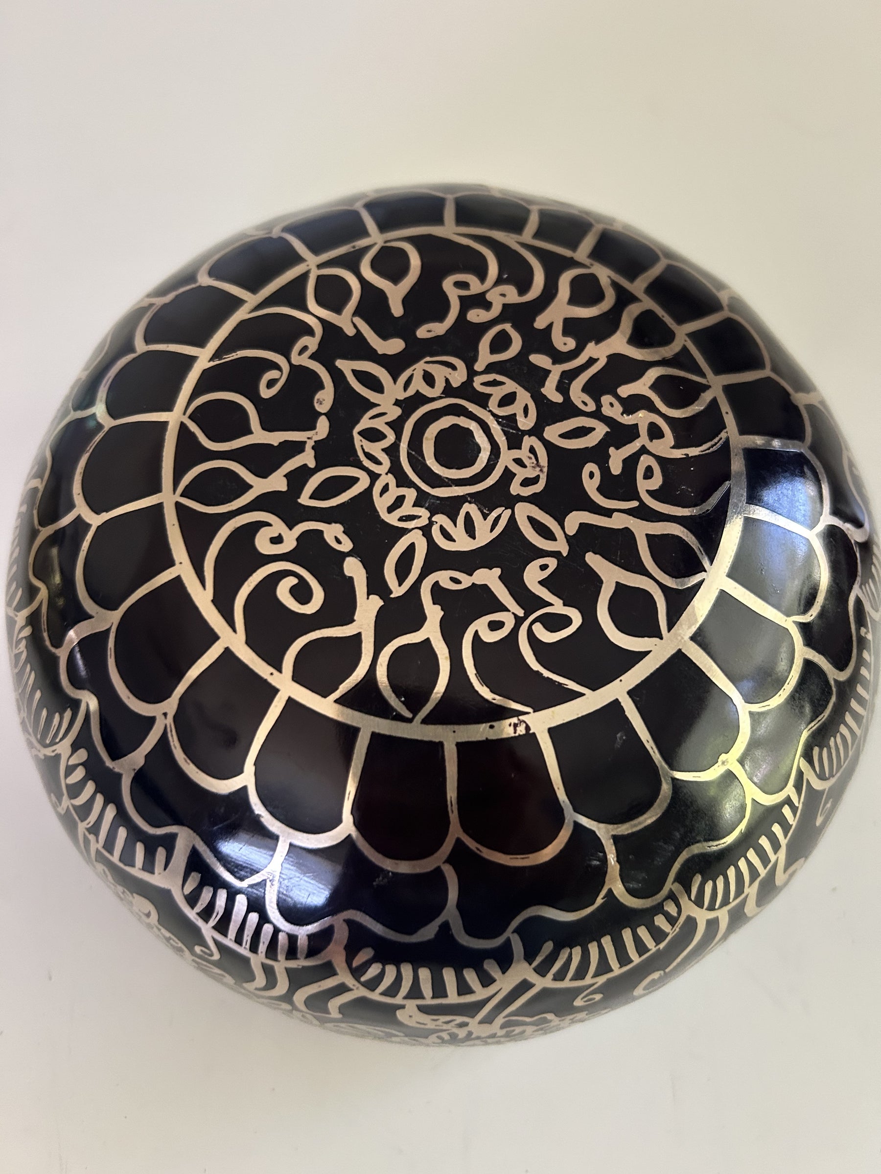 7.5 Inch Bronze F Sharp 3 One Of A Kind Singing Bowl CUSTOM-0006