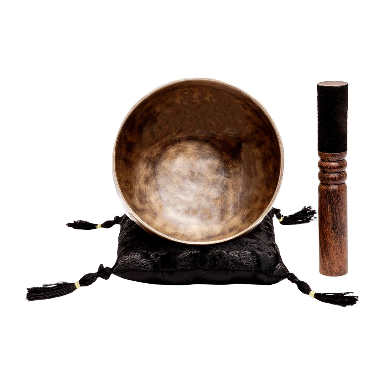 The Weathered Collection: The Tiger Bowl 6 Inch Handmade Bell Metal Bronze Singing Bowl From Nepal