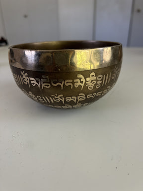 5 Inch Bronze A4 One Of A Kind Singing Bowl CUSTOM-0017