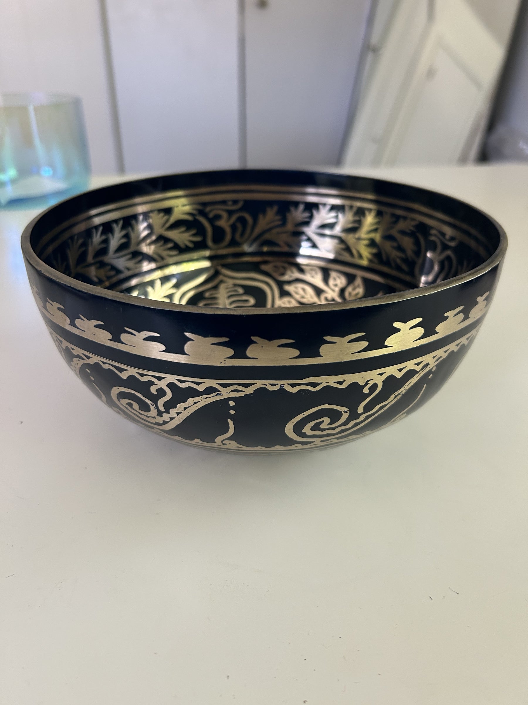 8.25 Inch Bronze C Sharp 3 One Of A Kind Singing Bowl CUSTOM-0004
