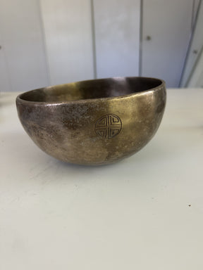 7 Inch Bronze C4 One Of A Kind Singing Bowl CUSTOM-0015