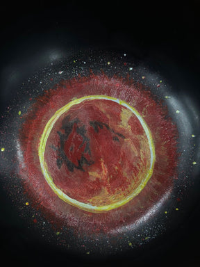 The Blood Moon Eclipse 8 Inch Singing Bowl