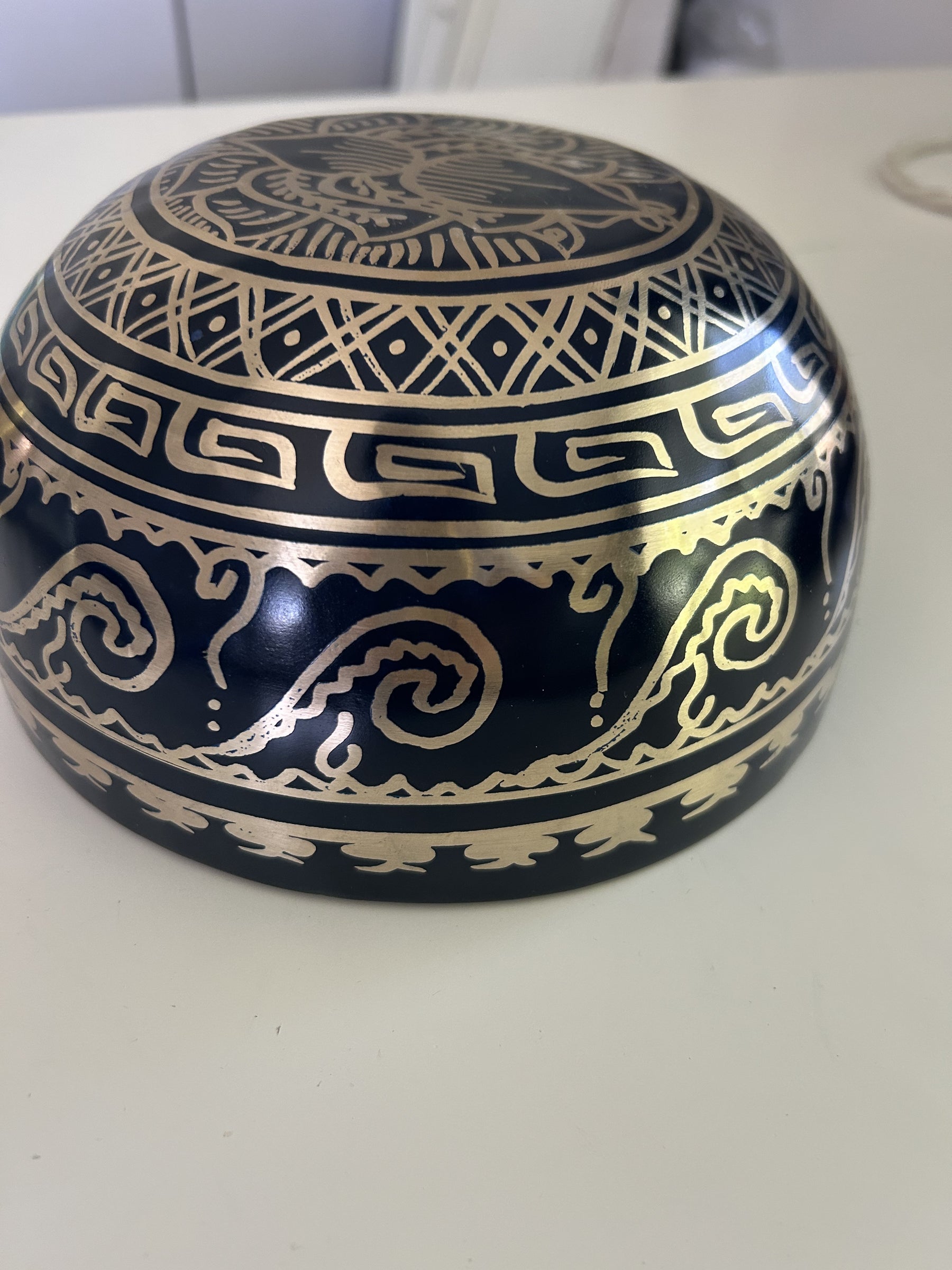 8.25 Inch Bronze C Sharp 3 One Of A Kind Singing Bowl CUSTOM-0004