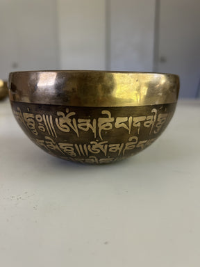 4.75 Inch Bronze A4 One Of A Kind Singing Bowl CUSTOM-0016