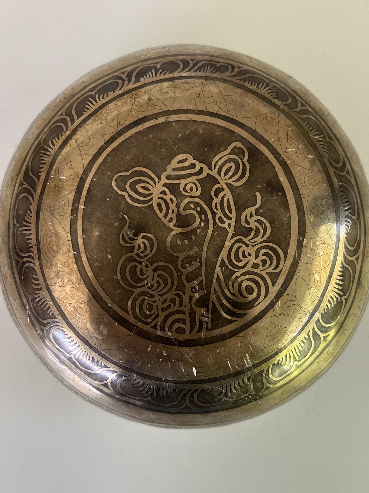 7 Inch Bronze A3 One Of A Kind Singing Bowl CUSTOM-0001