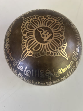 5 Inch Bronze A4 One Of A Kind Singing Bowl CUSTOM-0017