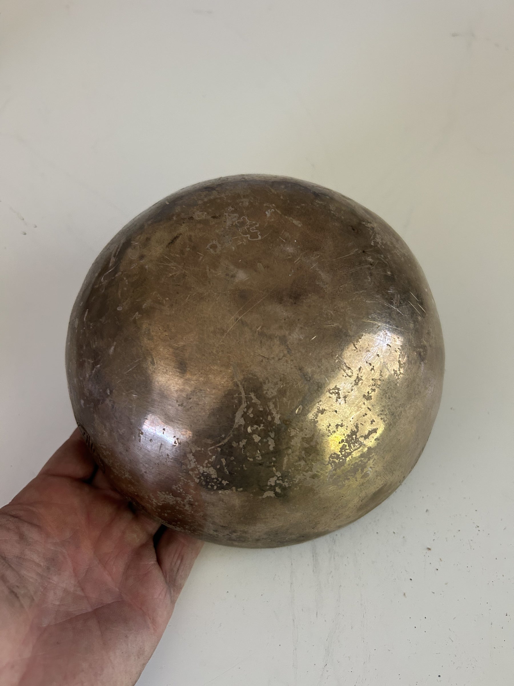 7 Inch Bronze C4 One Of A Kind Singing Bowl CUSTOM-0015