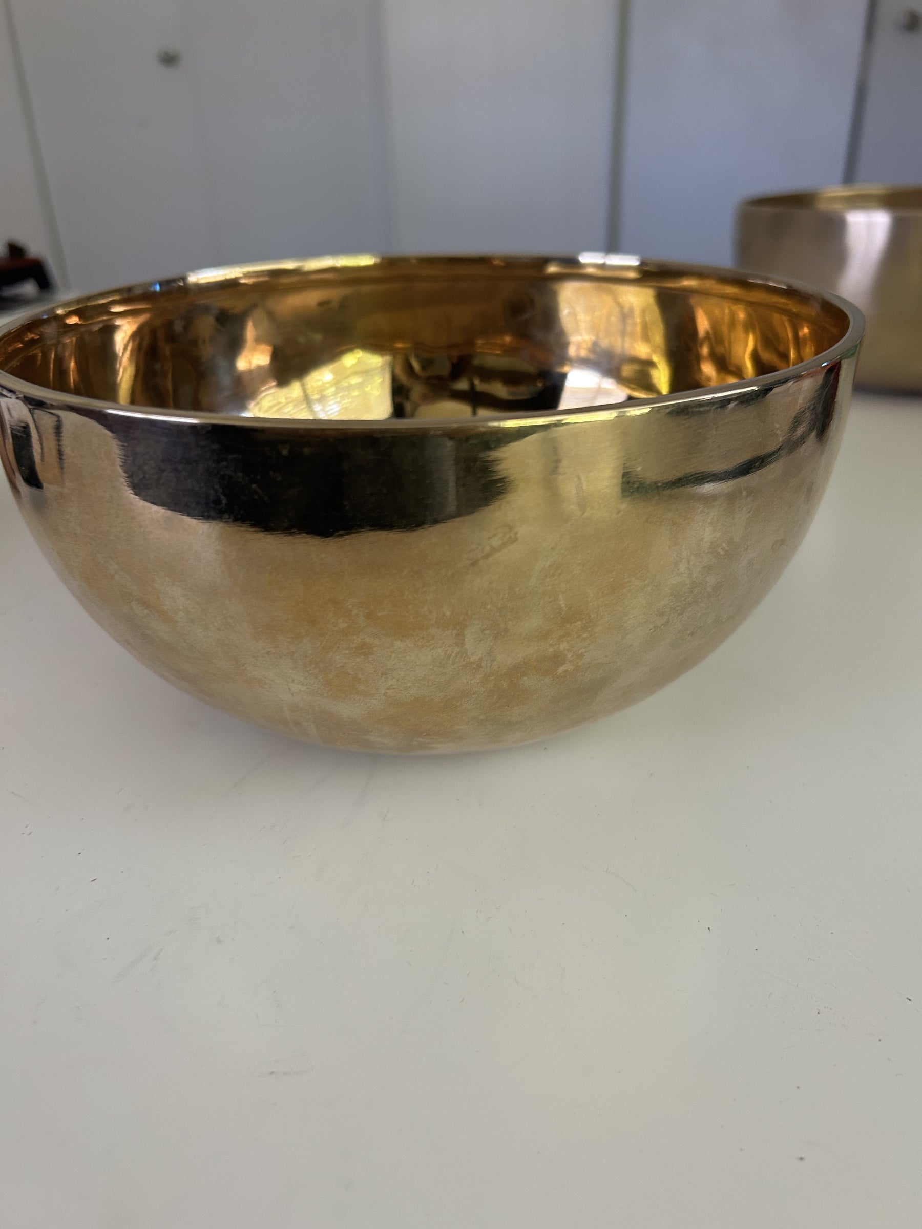 8.5 Inch Bronze C3 One Of A Kind Singing Bowl CUSTOM-0014