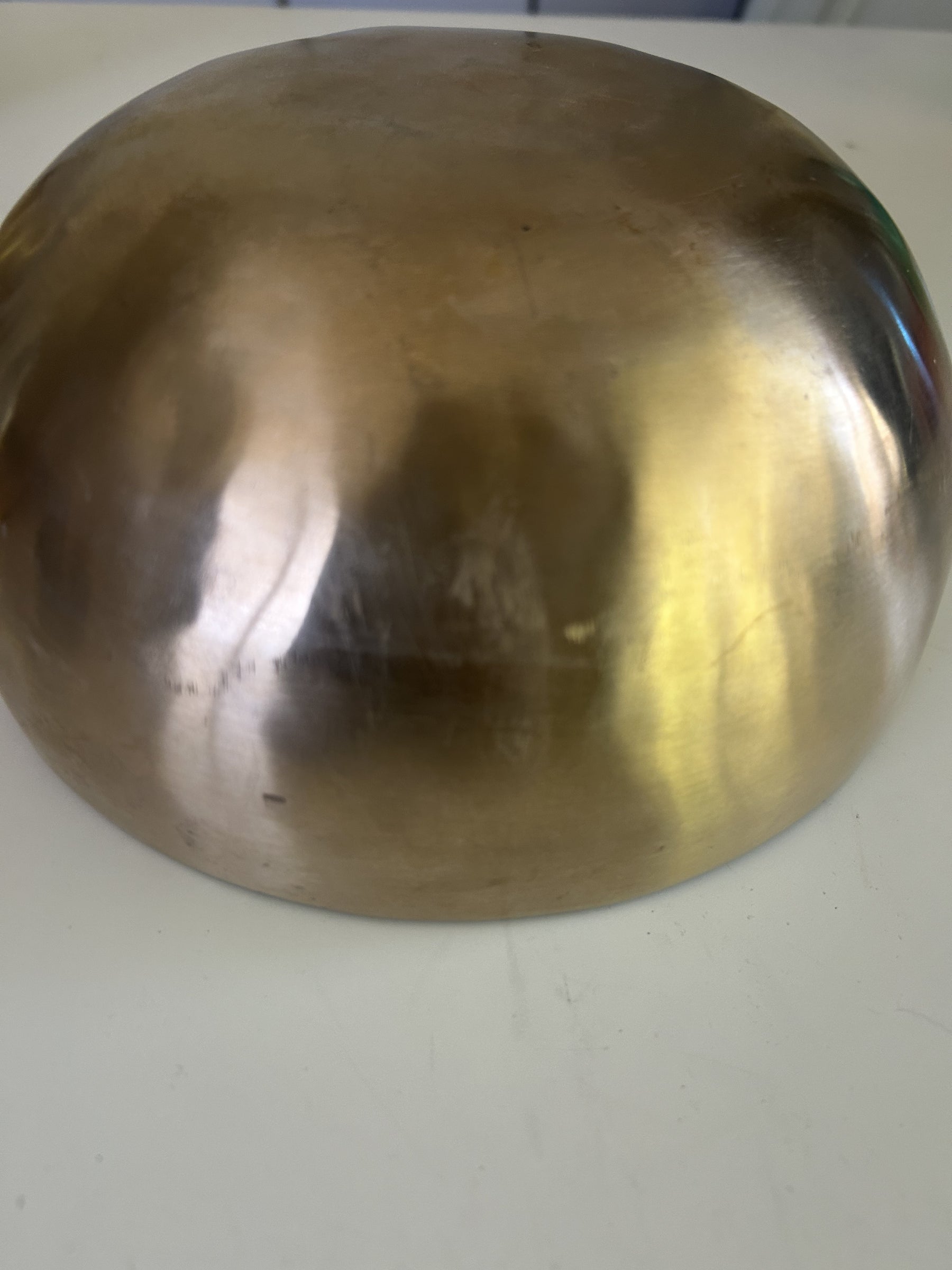 8.6 Inch Bronze D3 One Of A Kind Singing Bowl CUSTOM-0013