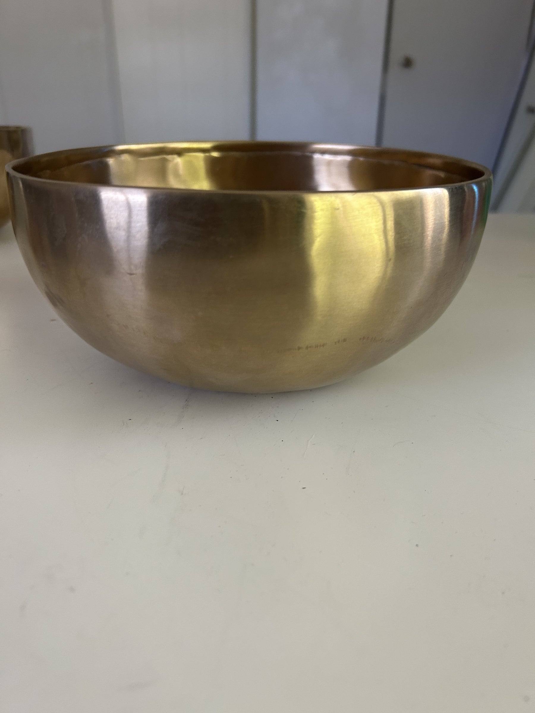 8.6 Inch Bronze D3 One Of A Kind Singing Bowl CUSTOM-0013