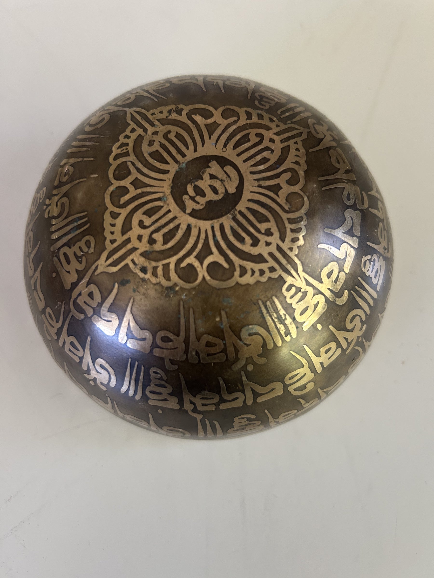 4.75 Inch Bronze A4 One Of A Kind Singing Bowl CUSTOM-0016
