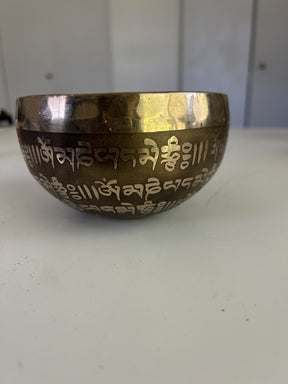 5 Inch Bronze A4 One Of A Kind Singing Bowl CUSTOM-0017