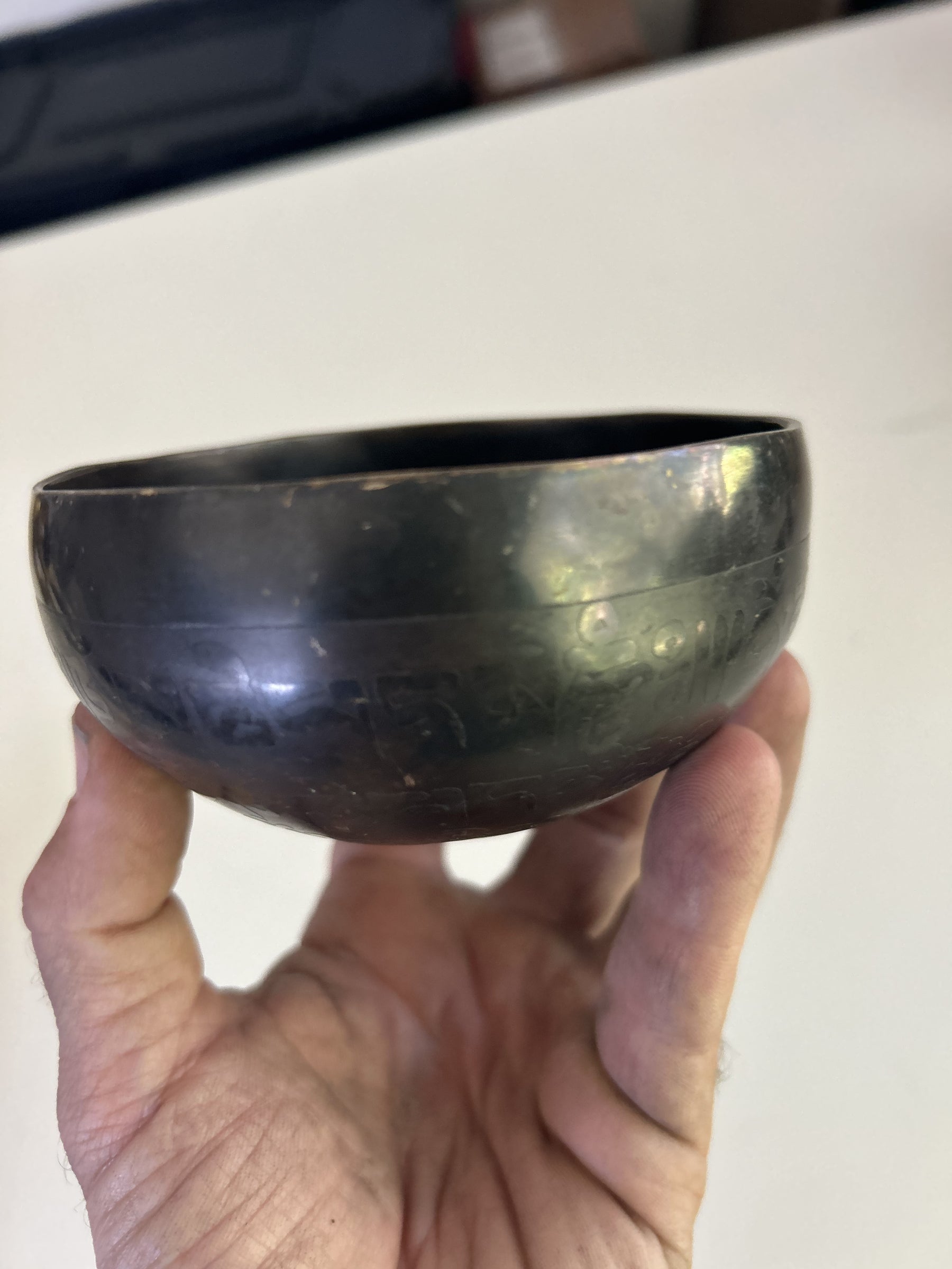 4.25 Inch Bronze C5 One Of A Kind Singing Bowl CUSTOM-0008