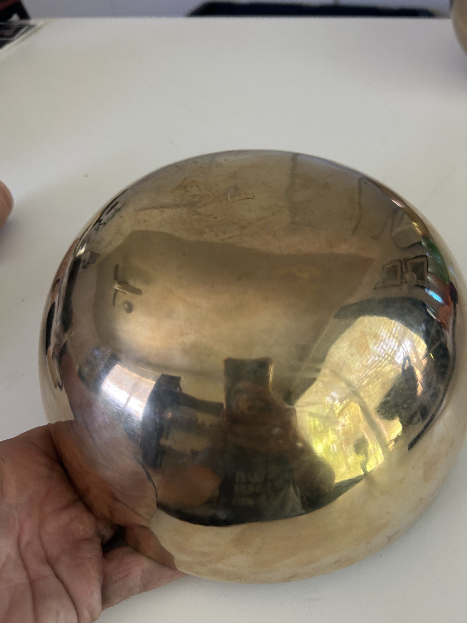 8.5 Inch Bronze C3 One Of A Kind Singing Bowl CUSTOM-0014