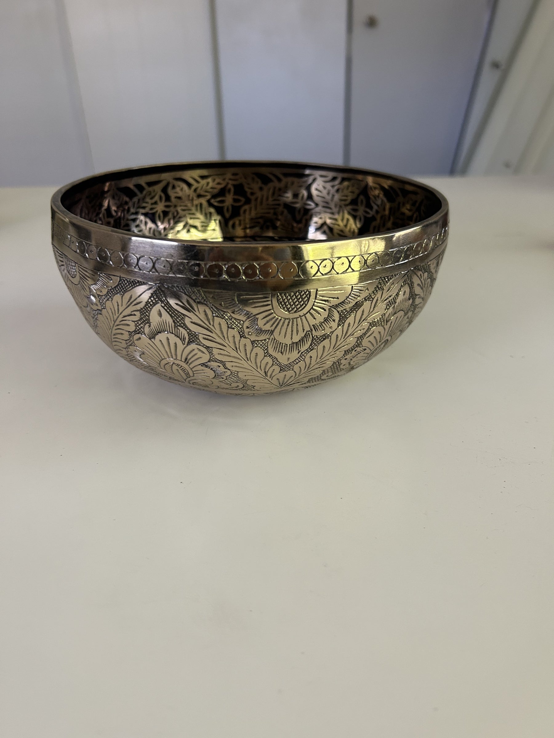 7.25 Inch Bronze A Flat 3 One Of A Kind Singing Bowl CUSTOM-0007