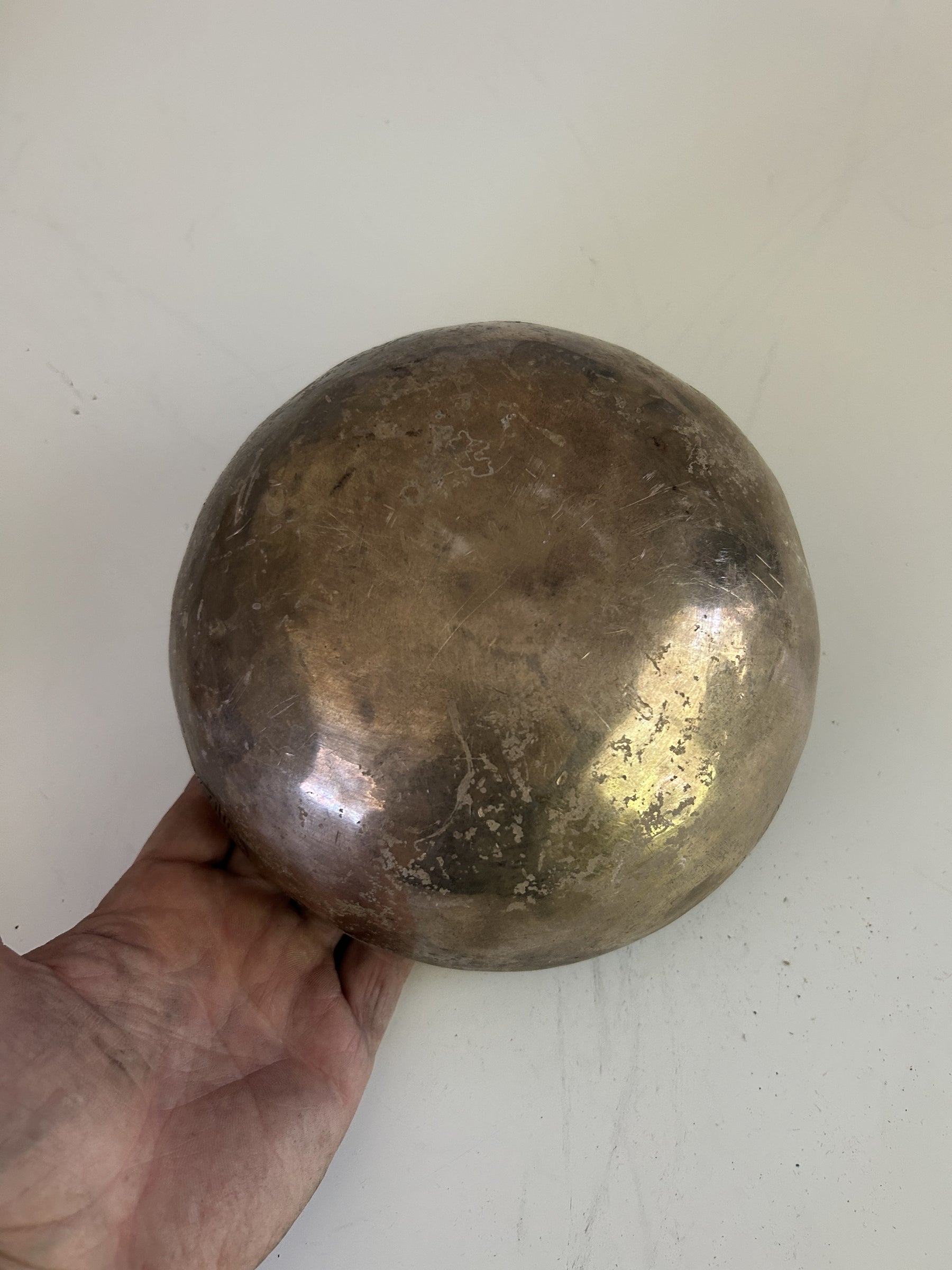 7 Inch Bronze C4 One Of A Kind Singing Bowl CUSTOM-0015