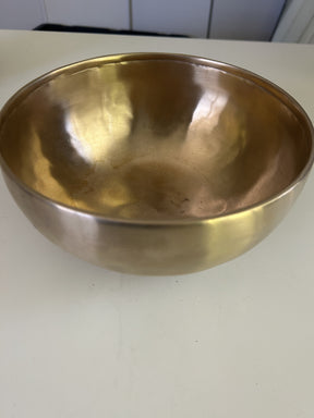8.6 Inch Bronze D3 One Of A Kind Singing Bowl CUSTOM-0013