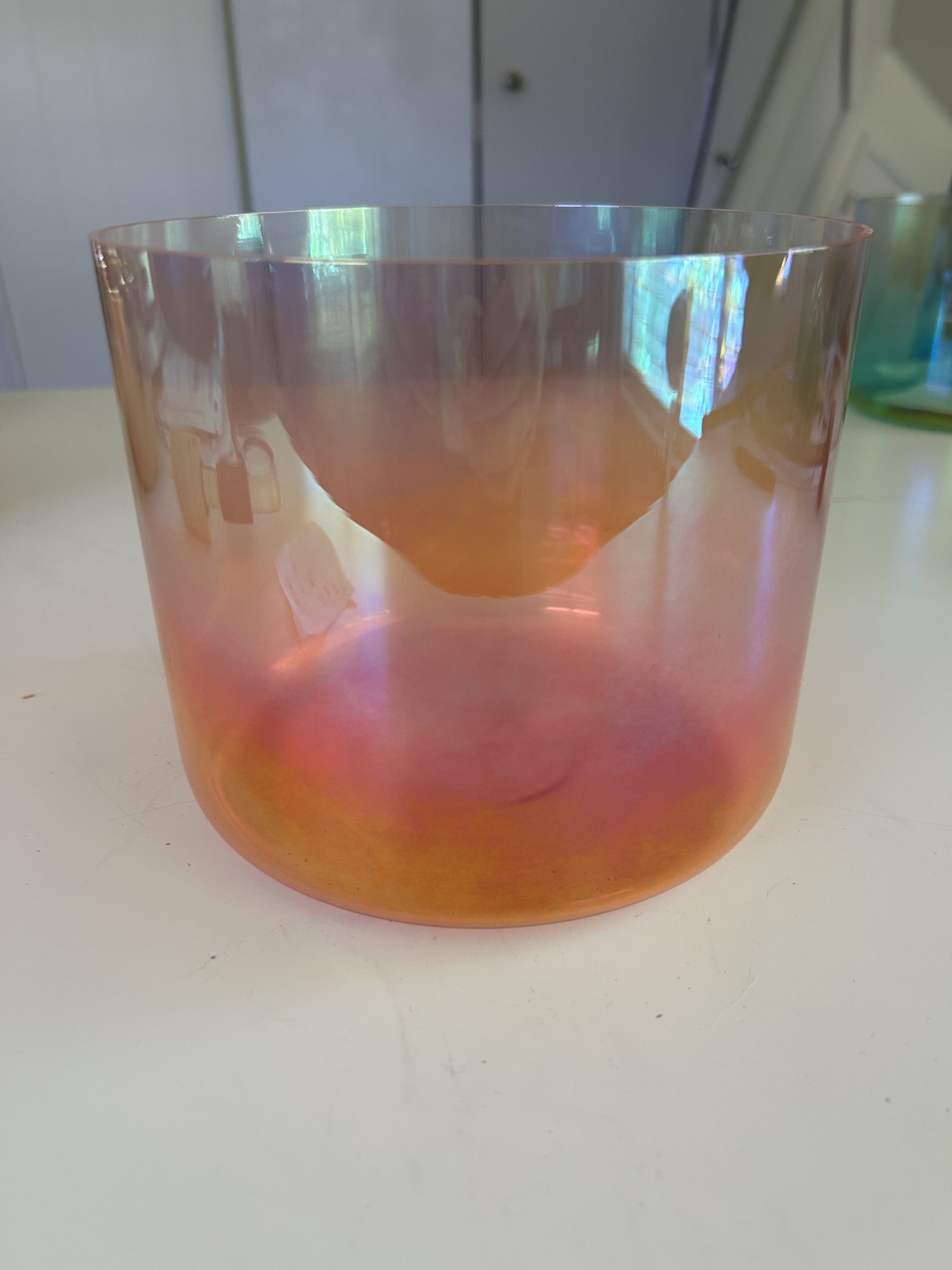 6.5 Inch Crystal D3 One Of A Kind Singing Bowl CUSTOM-0012