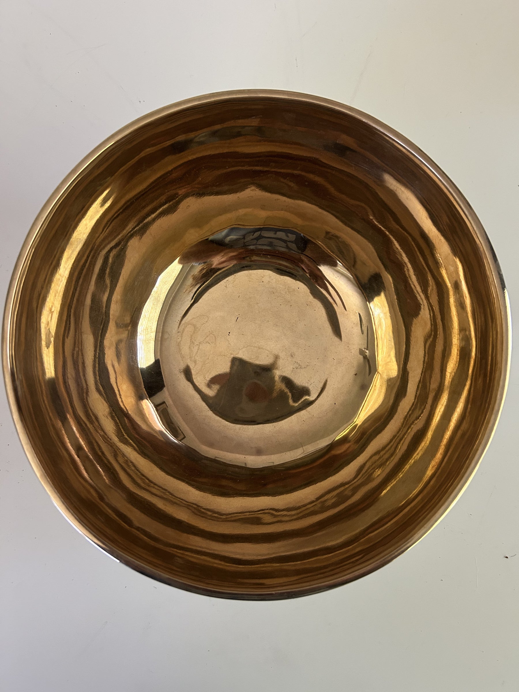 8.5 Inch Bronze C3 One Of A Kind Singing Bowl CUSTOM-0014