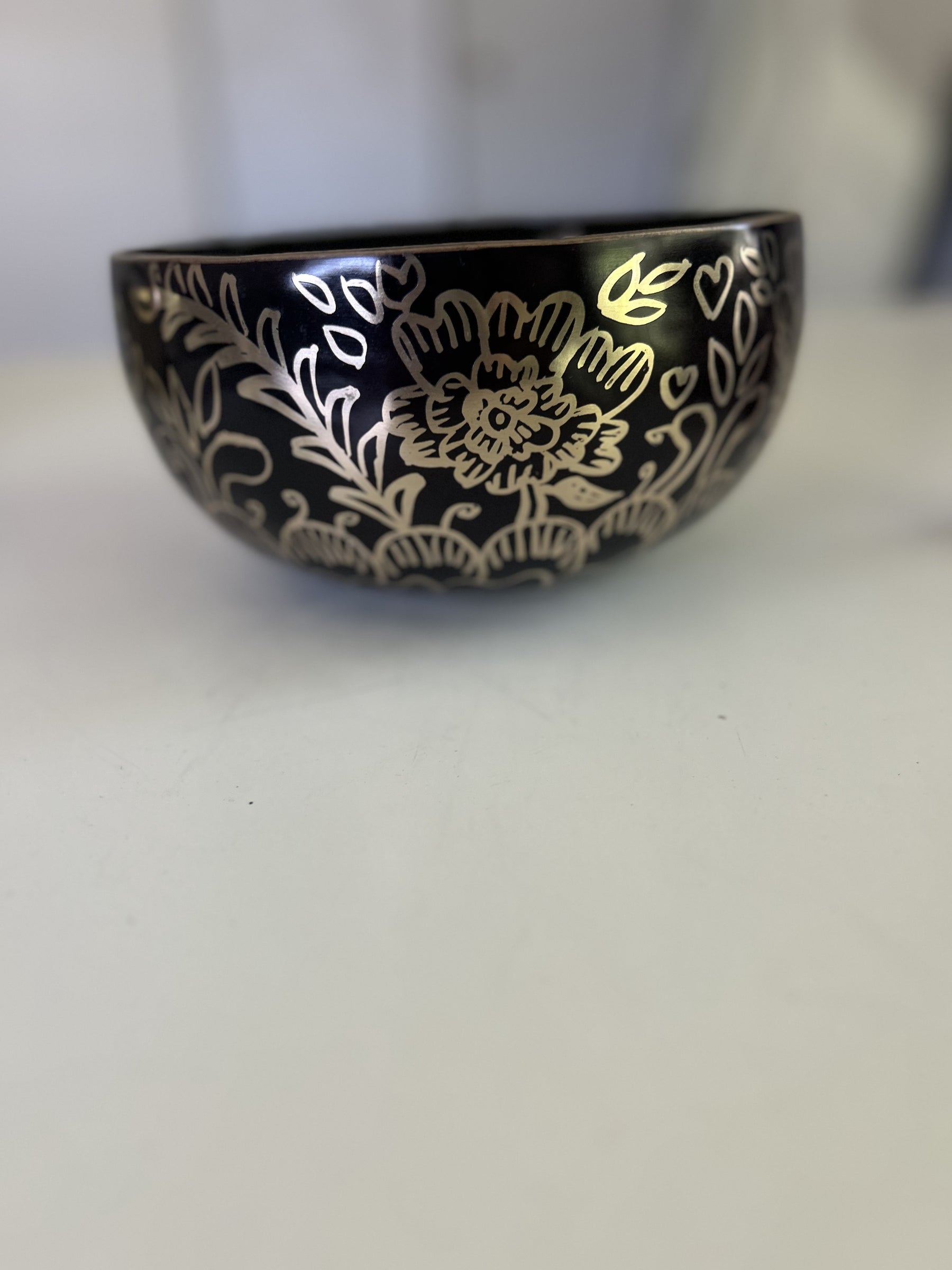 7.5 Inch Bronze F Sharp 3 One Of A Kind Singing Bowl CUSTOM-0006