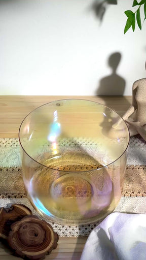 Prism Series C3 8.75" Fused Quartz Crystal Singing Bowl
