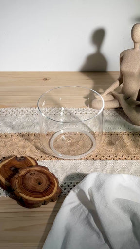 Prism Series G#4 5.75" Fused Quartz Crystal Singing Bowl