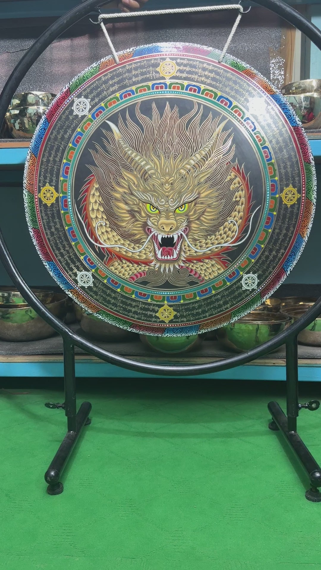26 Inch Bronze Gong Handmade In Nepal One of One 0019