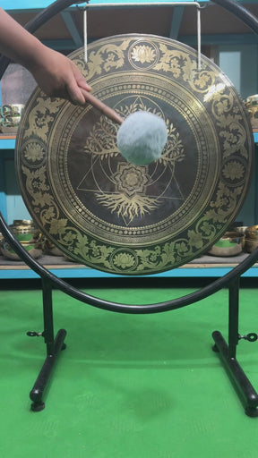 27 Inch Bronze Gong Handmade In Nepal One of One 0009