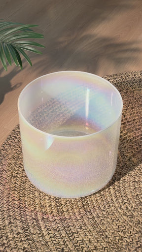 Titan 12 Inch Unground Crystal Bowl #11: G Third Octave 432 (-11 cents)