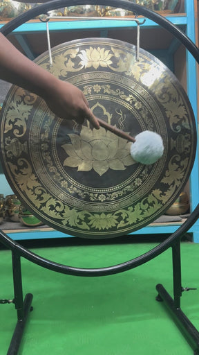 27 Inch Bronze Gong Handmade In Nepal One of One 0014